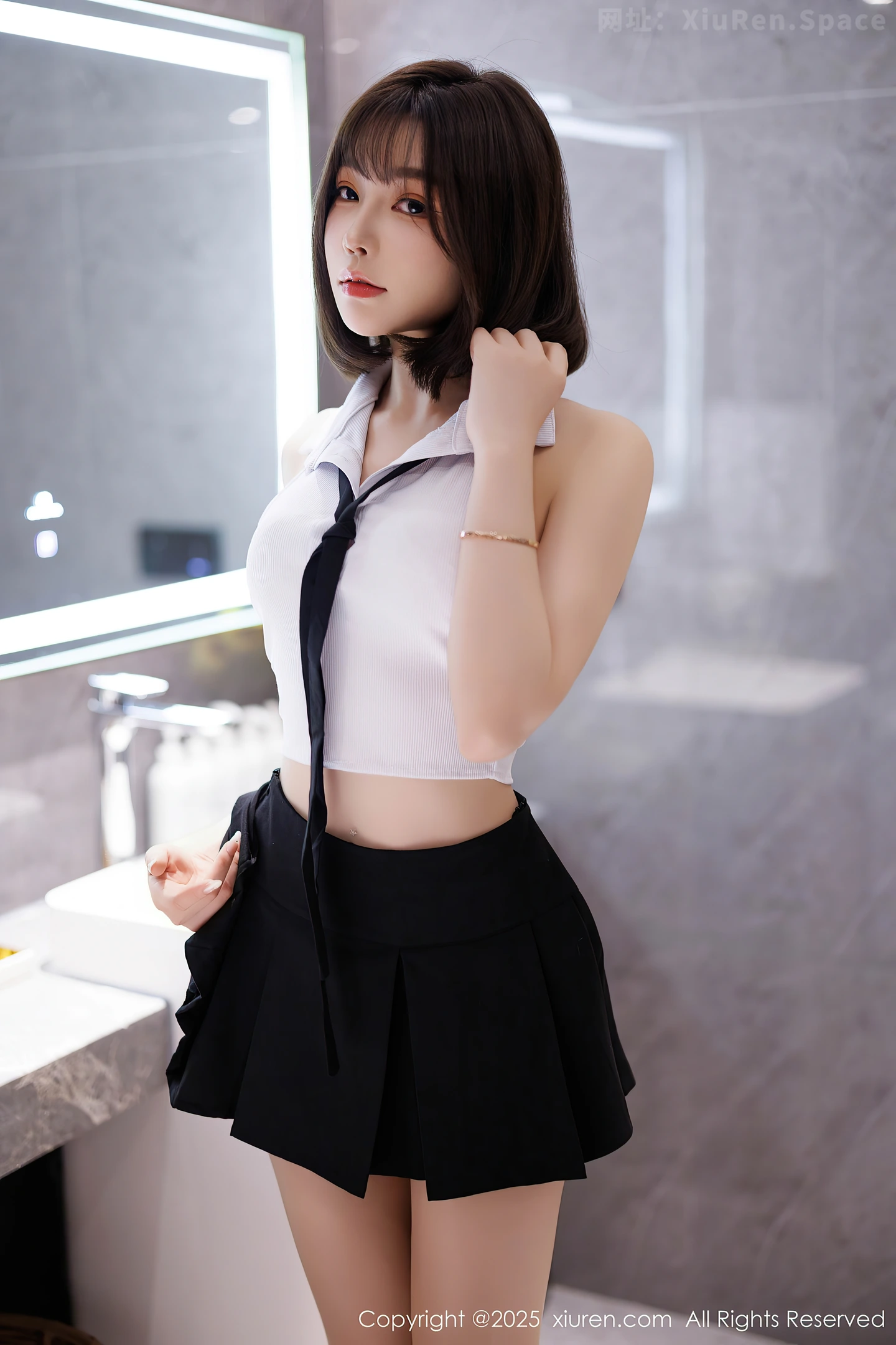 图片[6]-[XiuRen秀人网] VOL.10048 女神徐莉芝Booty性感白色上衣配黑色短裙秀曼妙身姿诱惑写真82P-秀人网官方网站